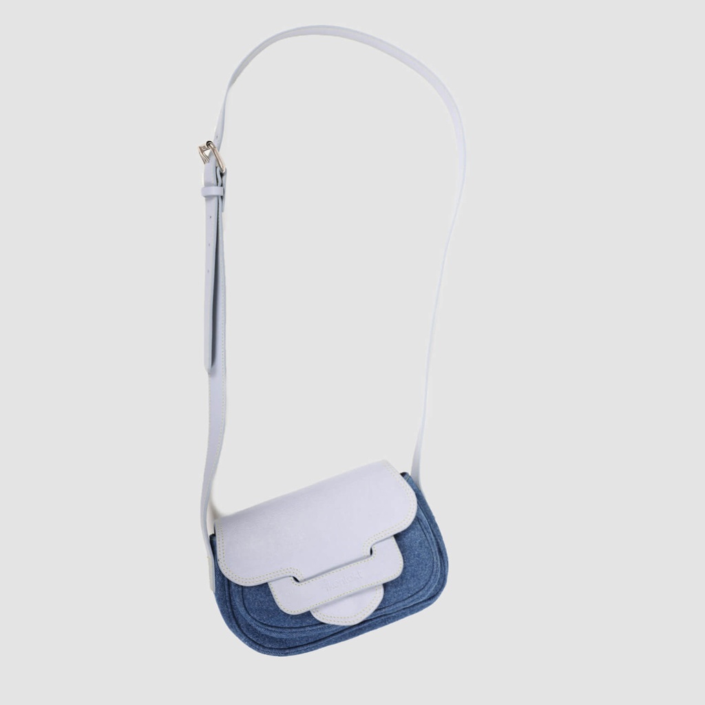 Sac bandoulière en jeans - SAGHIRA