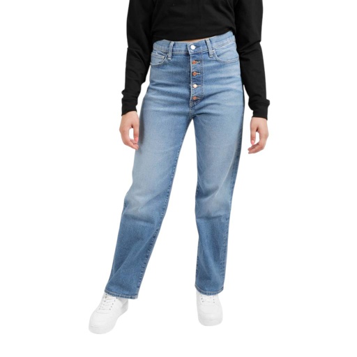 [01-010-01-431-K412-24] Ribcage jeans femme-RAYA (Jeans  Bleu Clair, 24)
