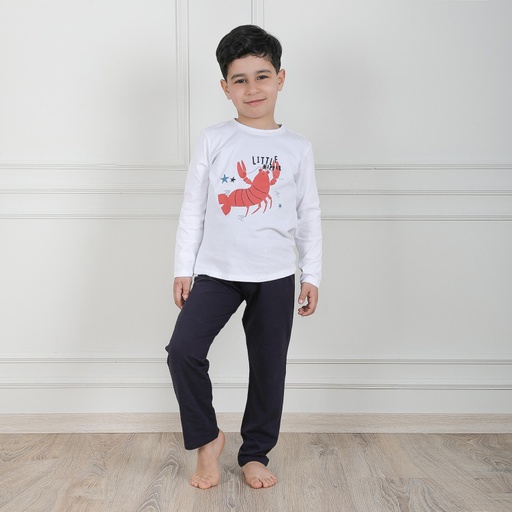 [05-010-16-079-K241-10/12A] Pyjama garçon manches longues LITTLE NIPPER (10/12A)