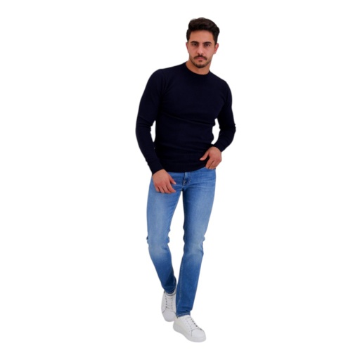 Pull homme en maille fine