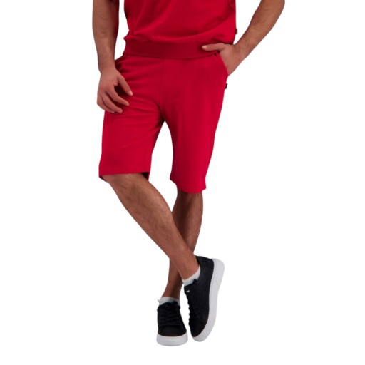[05-010-18-067-K049-L] Short homme en molleton poche italienne (Rouge, L)