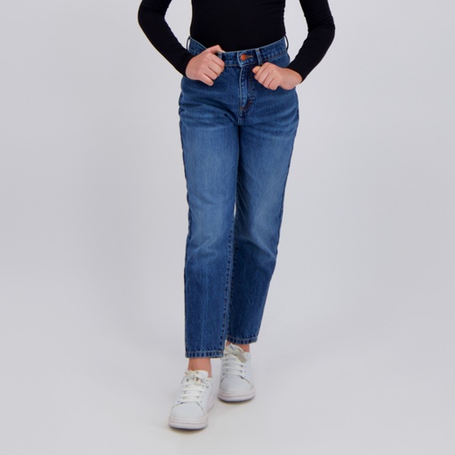 [01-010-01-475-K419-10-12A] Baggy jeans unisexe bicouleurs (Jeans Bleu  Moyen, 10/12 A)