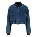 Workwear cropped jacket femme en jeans - WARD