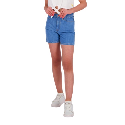 [01-010-18-074-K419-10/12A] Short fille en jeans (Jeans Bleu  Moyen, 10/12 A)