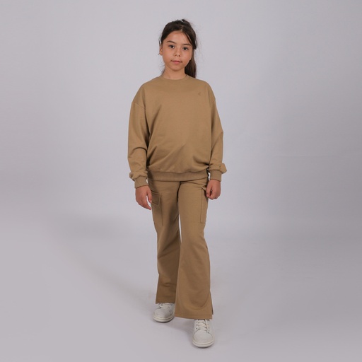 Jogger cargo fille jambe droite