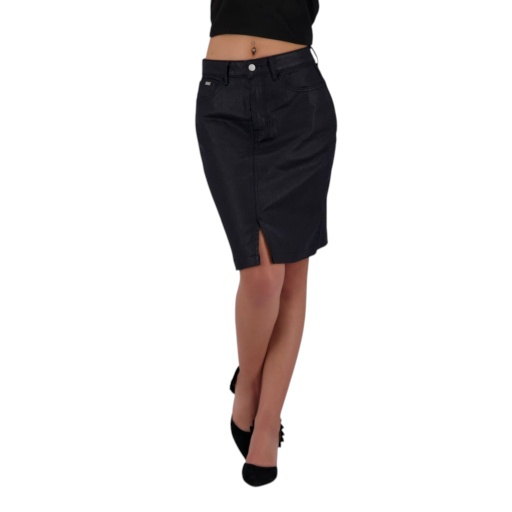 [01-010-21-030-K040-24] Jupe mini femme effet cuir- MIRA (24)