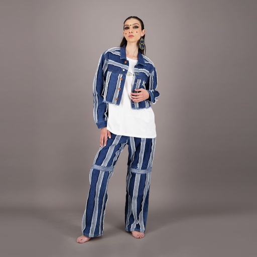 [01-010-01-531-K419-24] Baggy jeans unisexe  UPCYCLING METHODS - TUNIS FASHION WEEK 2024 (24)