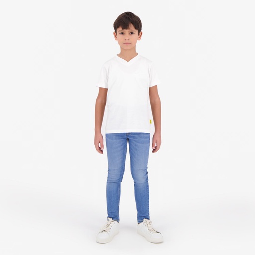 [01-010-01-536-K412-10/12A] Skinny garçon en jeans (Jeans Bleu Clair, 10-12A)
