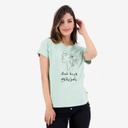 T-shirt femme manches courtes  وردة خدك يا مزيانه