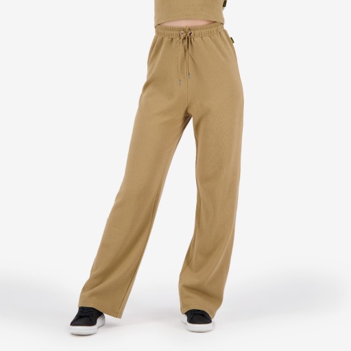 Pantalon côtelé femme wide leg