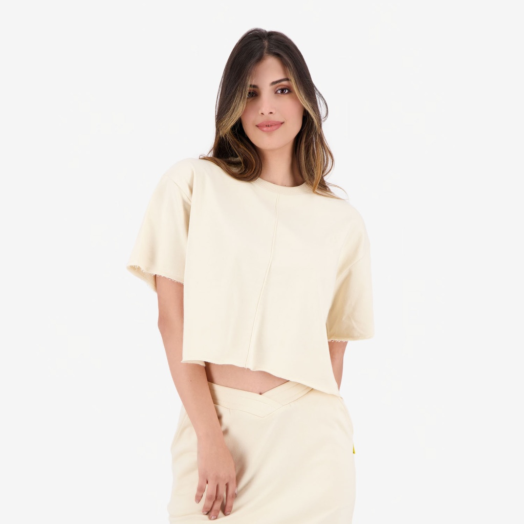 Sweat sur taille femme manches courtes avec pin-up