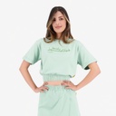 Sweat crop femme manches courtes  bkouly فيتامين