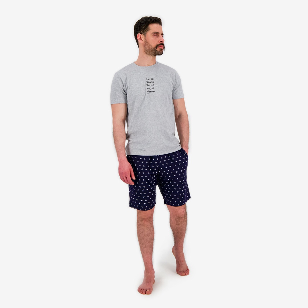 Ensemble homme manches courtes  PAUSE DANCE