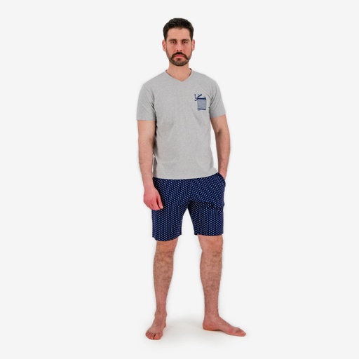 [05-010-28-036-K970-L] Ensemble homme manches courtes سكرنا (L)
