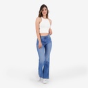 Top côtelé femme avec cut-out dos