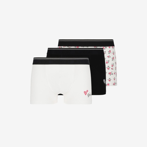 [05-010-42-005-K989-L] Lot de 3 Shorty homme en coton (L)