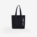 Tote bag unisexe en jeans الحوت علينا
