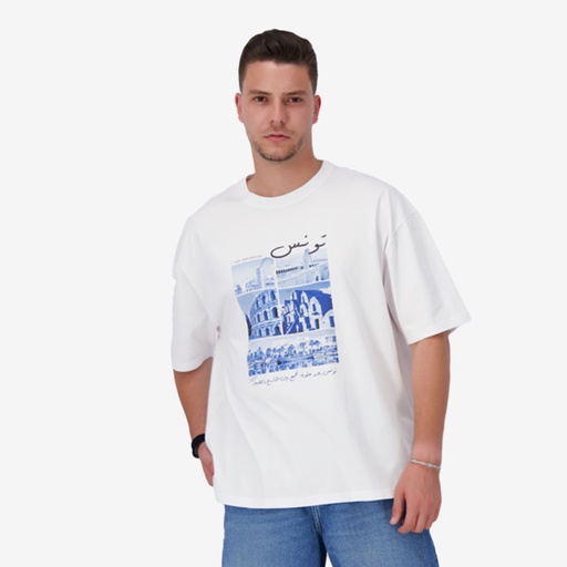 T-shirt oversized homme manches courtes تونس   5 STAR DESTINATIONS
