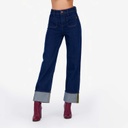 Straight jeans femme a revers SARRA 3.0