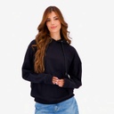 Hoodie oversized femme avec broderie