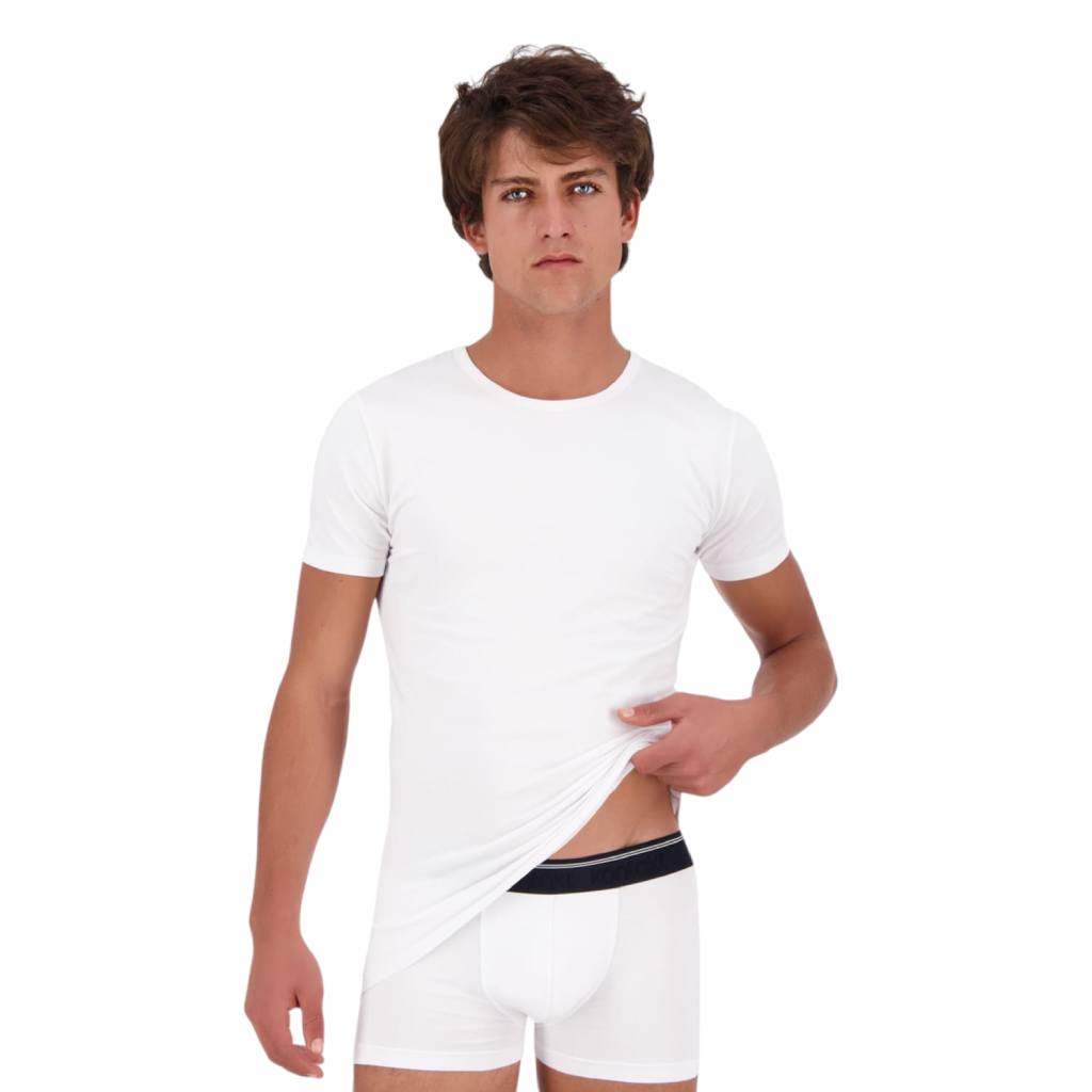 T-shirt slim homme col rond  en jersey