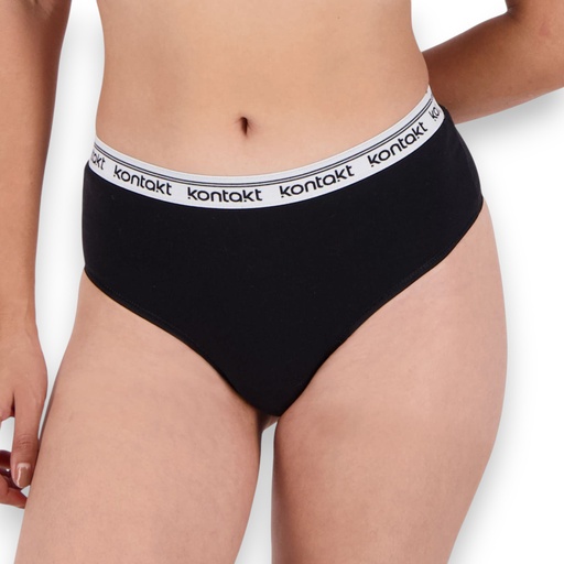 [05-010-142-002-K040-L] Hipster femme en coton stretch (Noir, L)