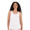 Débardeur femme en coton bio détail dentelle