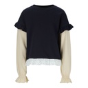 Sweat fille avec volants