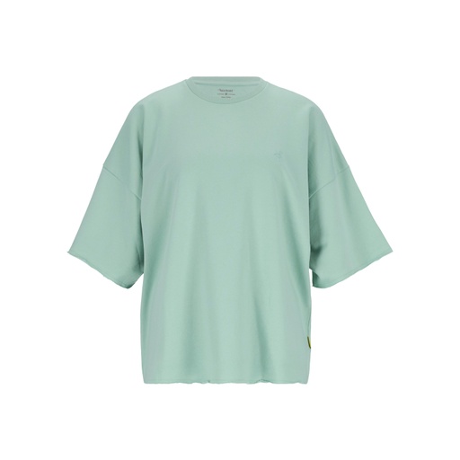 [05-010-36-248-K054-L] Sweat oversized femme manches courtes   avec broderie (L)