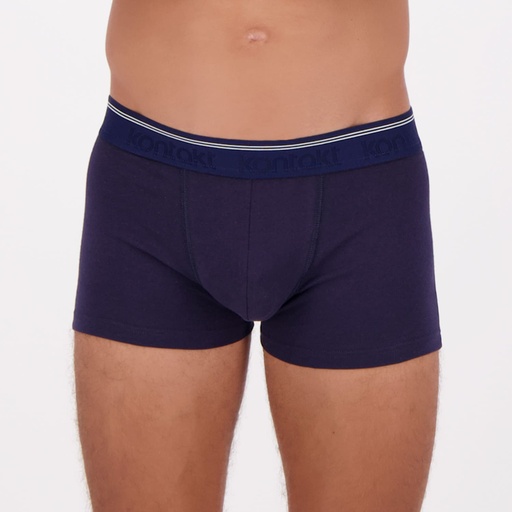[05-010-41-009-K015-L] Shorty homme en coton stretch (Bleu Marine, L)