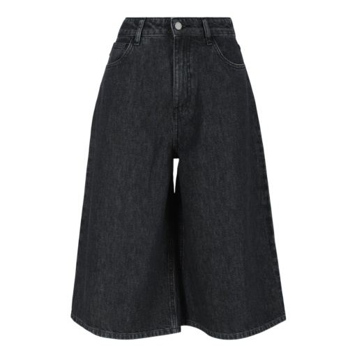 [01-010-04-313-K160-24] Bermuda femme en jeans- Badira (Jeans Noir, 24)