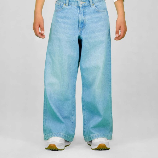 [01-010-01-585-K412-10-12A] Baggy jeans unisexe enfant (Jeans Bleu Clair, 10-12A)