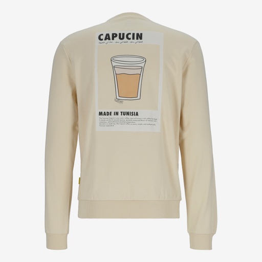 [05-010-36-250-K005-L] Sweat homme manches longues CAPUCIN (L)