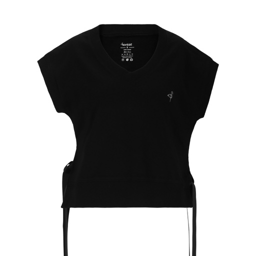 [05-010-36-252-K040-L] Sweat femme sans manches avec noeuds sur les côtés (L)