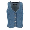 Gilet femme sans manches en jeans Ghalia 3.0