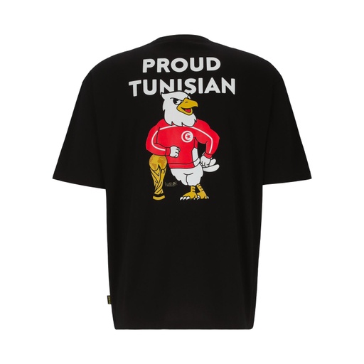 [05-010-02-863-K040-L] T-shirt oversized unisexe manches  courtes PROUD TUNISIAN (L)