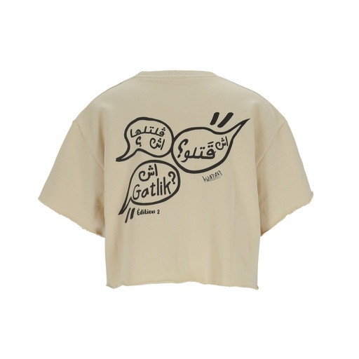 [05-010-36-256-K005-L] Sweat sur taille femme manches courtes   avec pin-up ECH GATELK? (L)