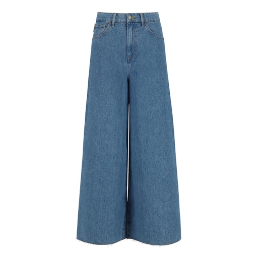 [01-010-01-602-K412-24] Super wide leg jeans femme - WIDED 2.0 (Jeans Bleu Clair, 24)