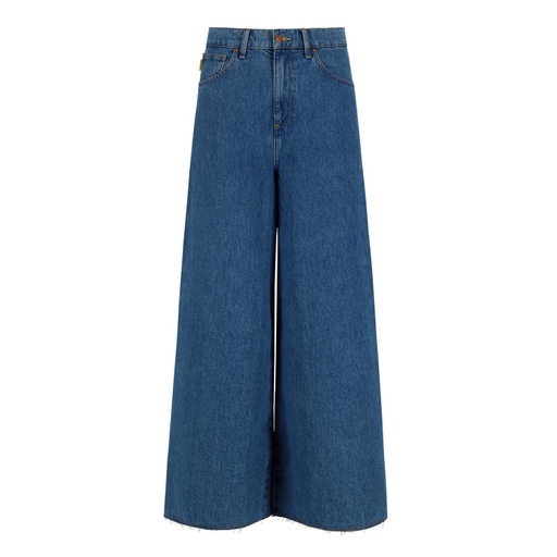 [01-010-01-602-K419-24] Super wide leg jeans femme - WIDED 2.0 (Jeans Bleu Moyen, 24)