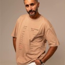 T-shirt unisexe oversized manches courtes العودة المالية