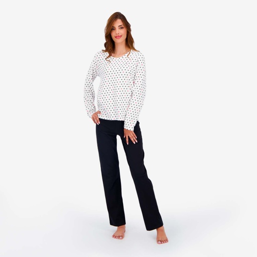 Pyjama femme manches longues