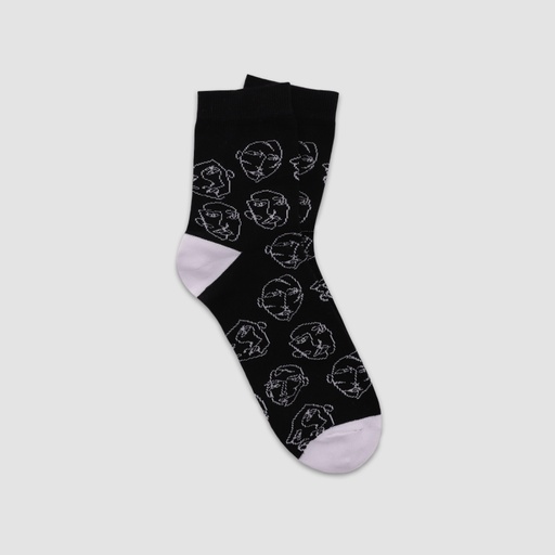 [05-010-110-025-K962-36-39] Chaussette unisexe adulte FACES