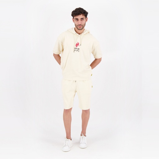 Hoodie homme manches courtes I'M SO محرحر