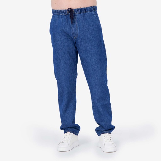 Baggy jogger homme en jeans-BAHA