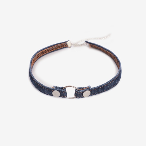 [01-010-139-002-K419] Chocker  en denim