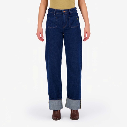 Straight jeans femme a revers SARRA 3.0