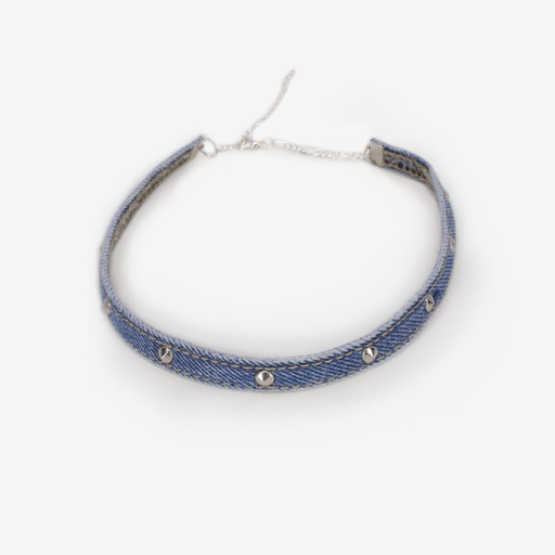 [01-010-139-003-K412] Chocker en denim