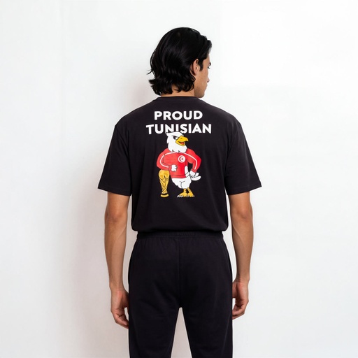 T-shirt oversized unisexe manches  courtes PROUD TUNISIAN