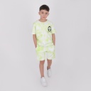 Short garçon molleton all over print