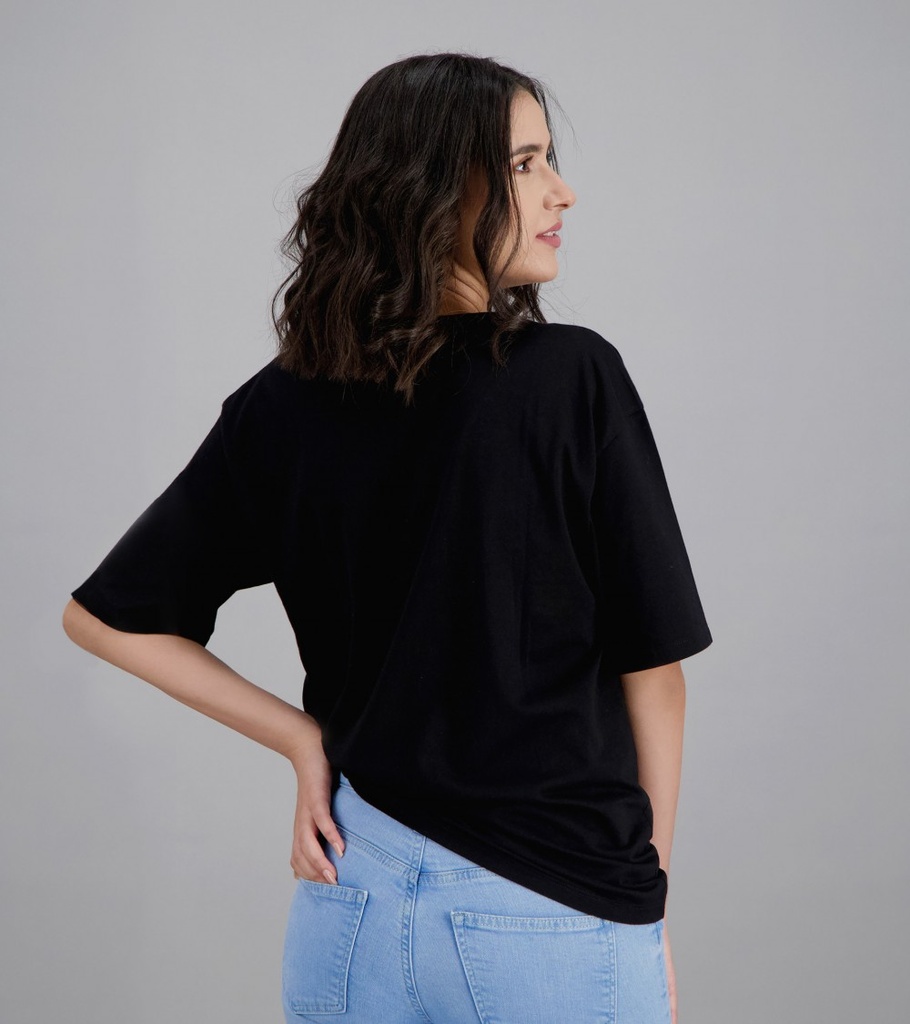 T-SHIRT FEMME OVERSIZED MANCHES COURTES HOB